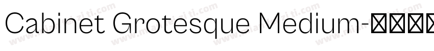 Cabinet Grotesque Medium字体转换
